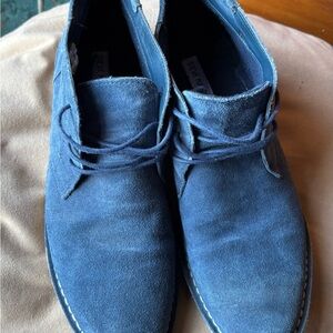 Steve Madden Men's Blue Suede Shoes